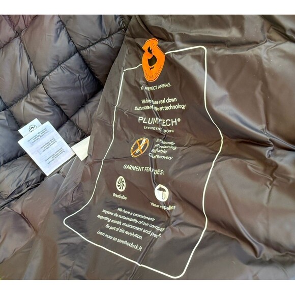 NWT Save The Duck Men's Quilted Titan Dusty Olive Shirt Jacket OEKO-TEX Large - Picture 10 of 16